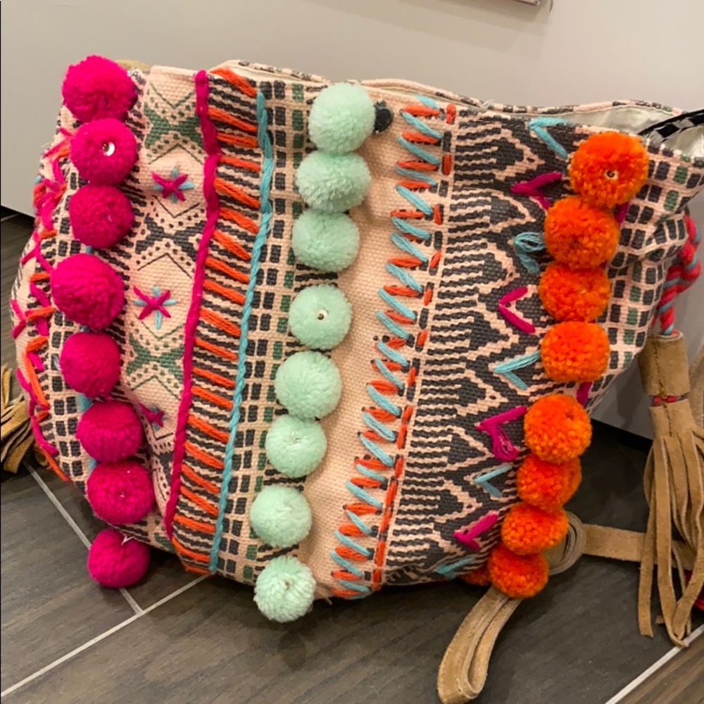 Crossbody beach bag